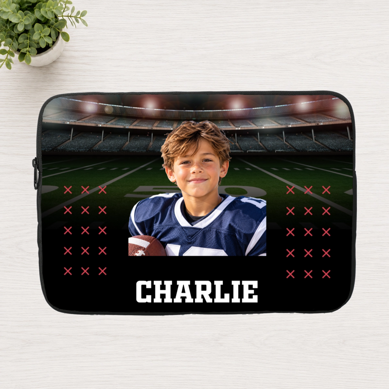 Friday Night Lights Personalized Kid Laptop Sleeve