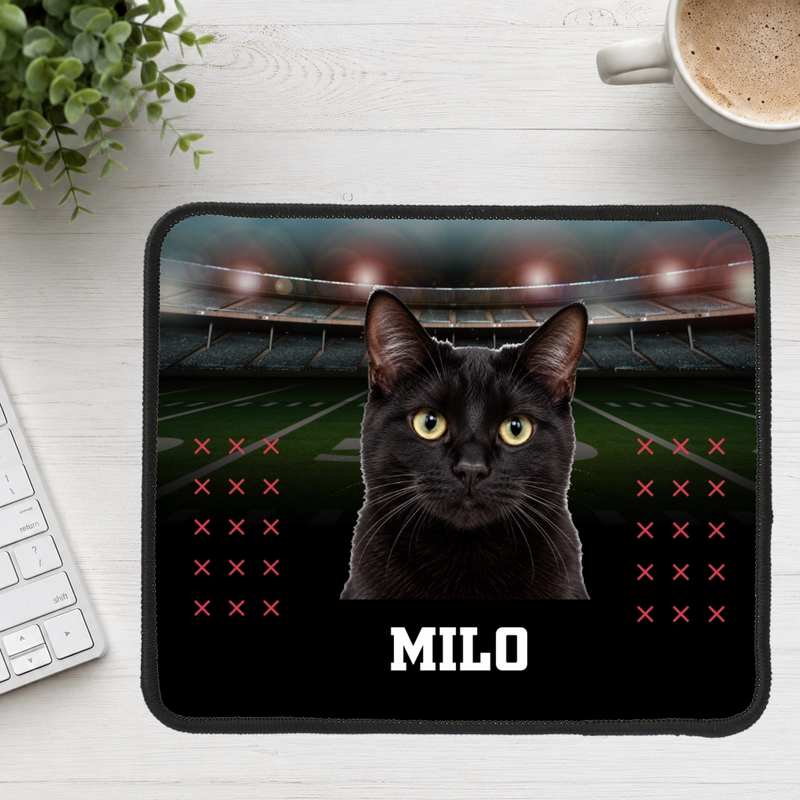 Friday Night Lights Personalized Cat Mouse Pad