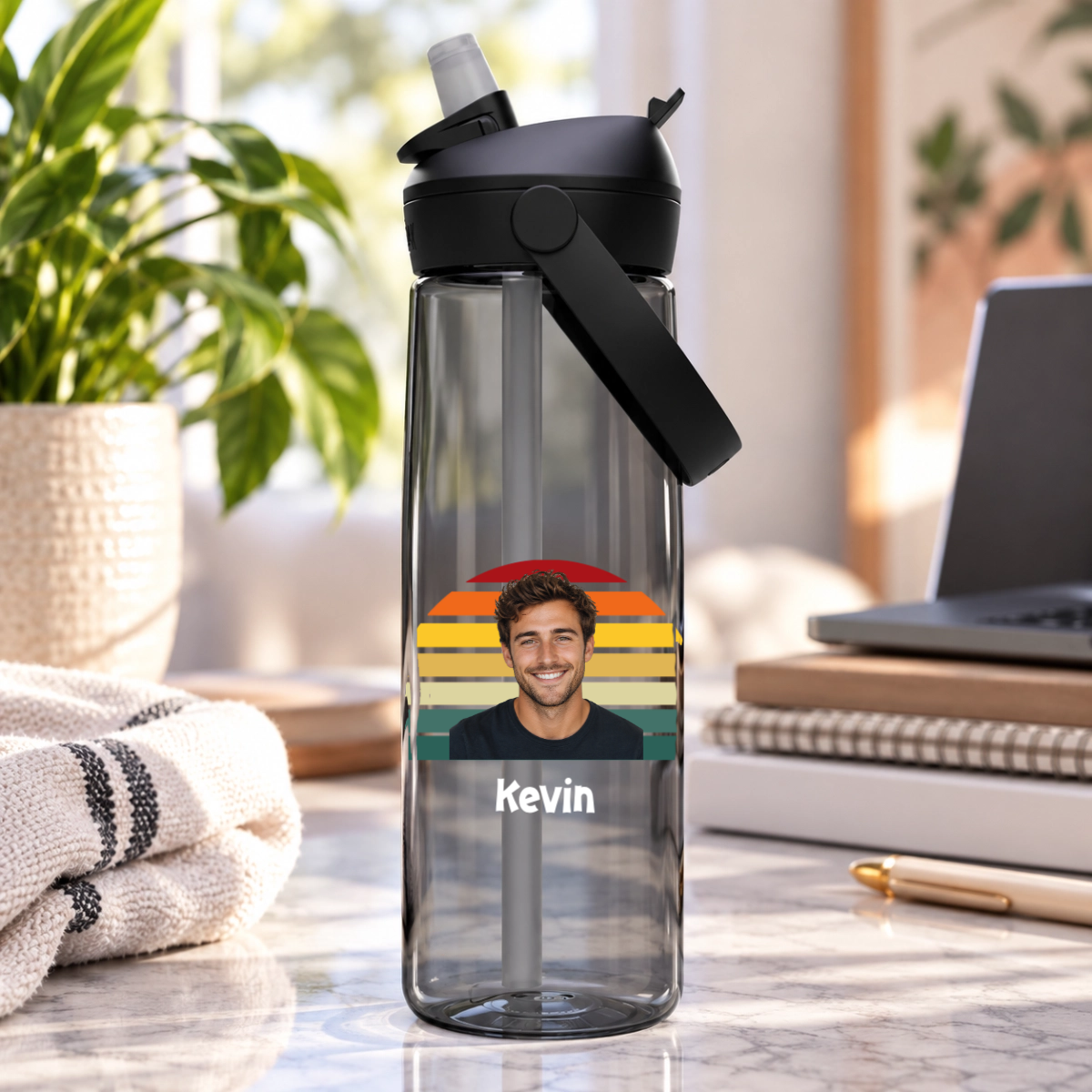 Happy Trails Personalized CamelBak Thrive™ 25 oz Flip Straw Bottle