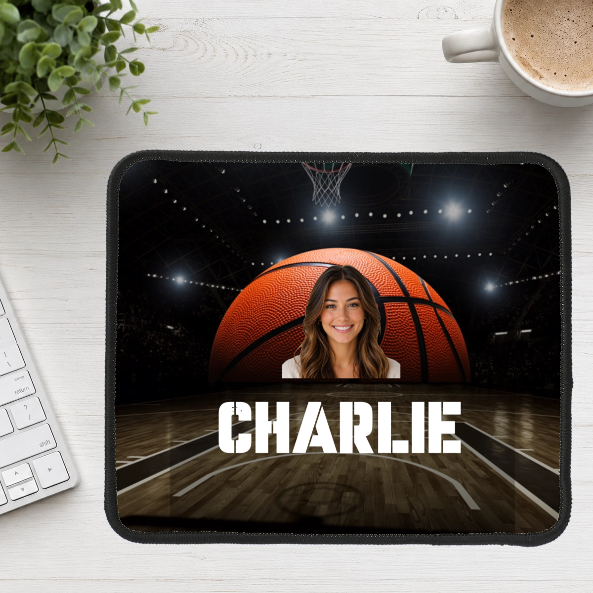 Center Court Personalized Mouse Pad
