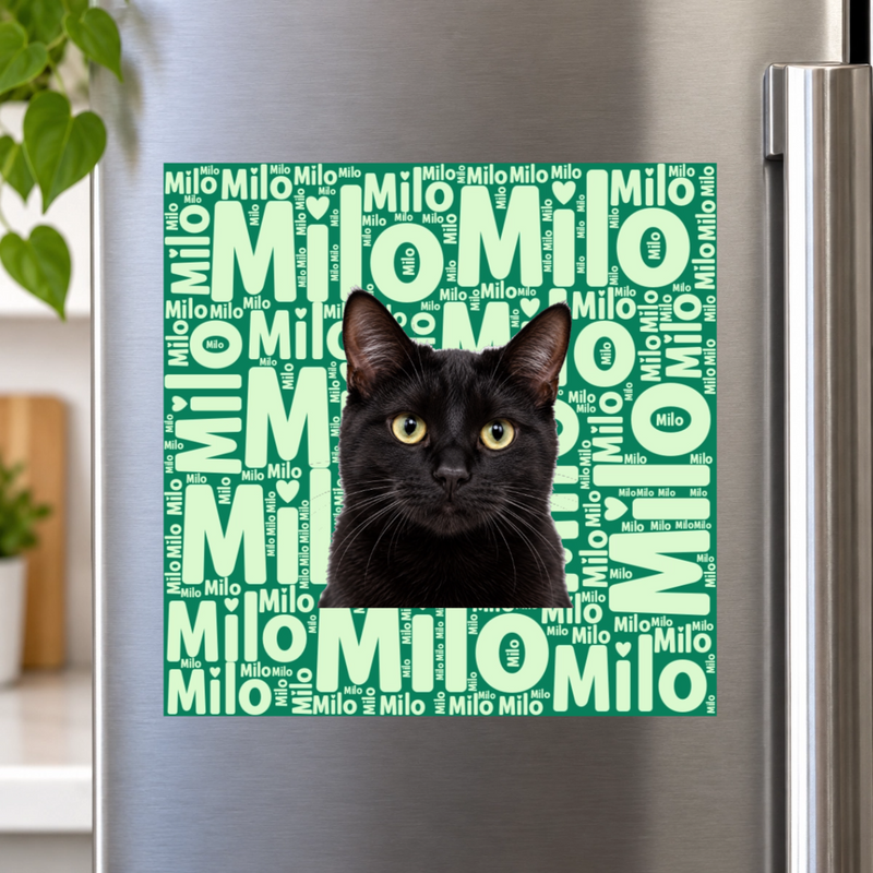 Signature Moments Personalized Cat Magnet 6"