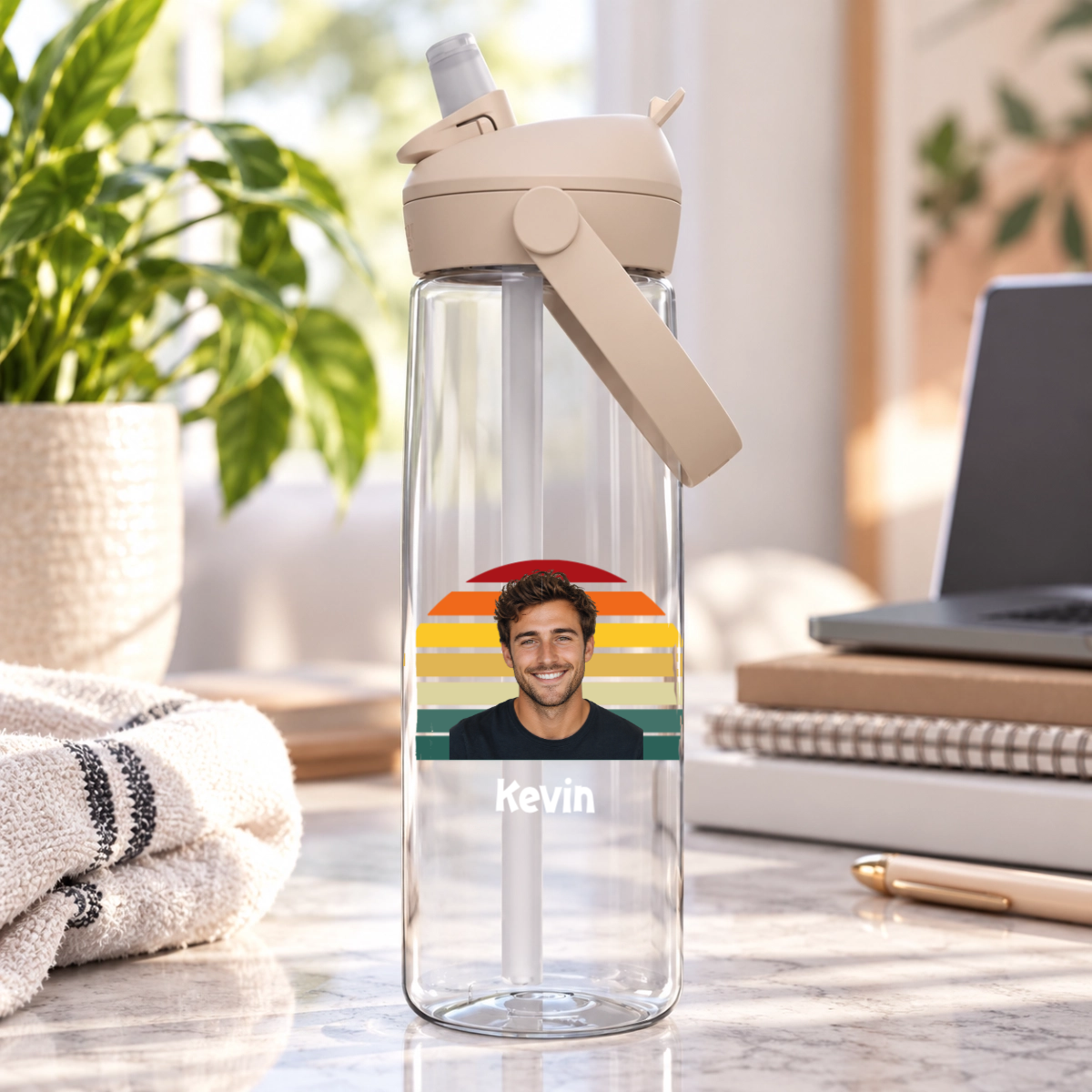Happy Trails Personalized CamelBak Thrive™ 25 oz Flip Straw Bottle