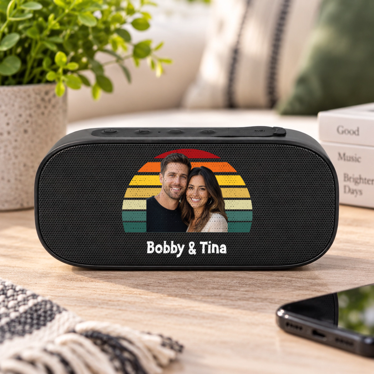Happy Trails Personalized  Couple Stark 2.0 Bluetooth Speaker