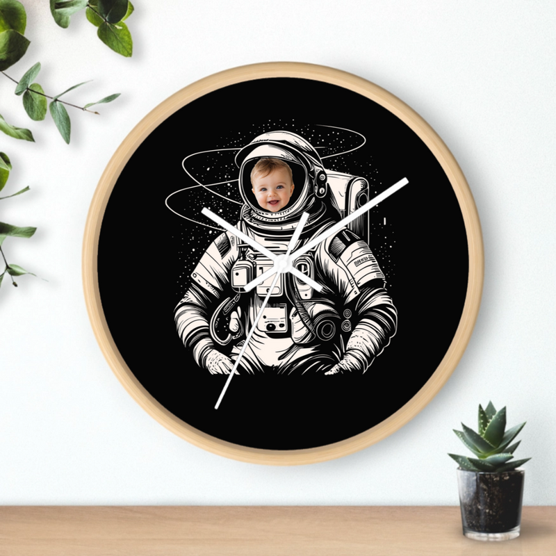 Out of This World Personalized Kids Wall Clock
