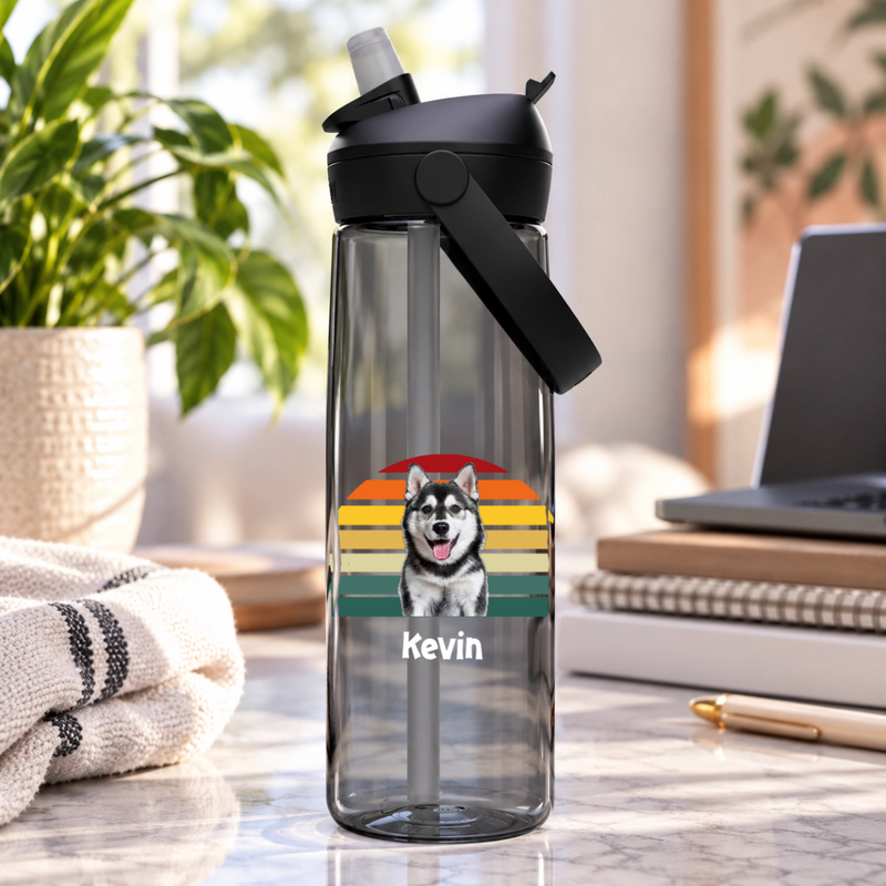 Happy Trails Personalized Dog CamelBak Thrive™ 25 oz Flip Straw Bottle