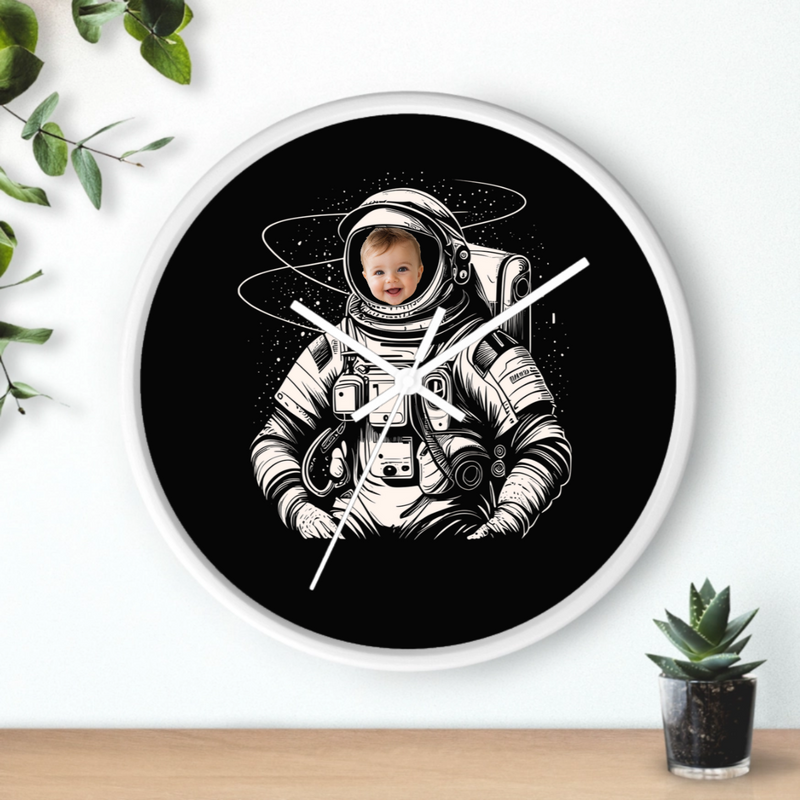 Out of This World Personalized Kids Wall Clock