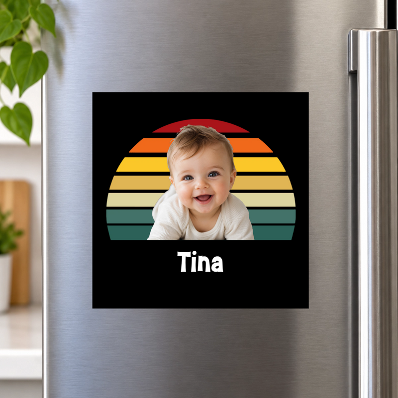 Happy Trails Personalized Kids Magnet 6 inch