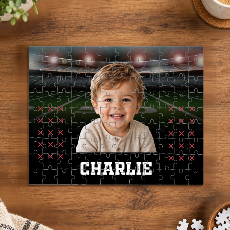 Friday Night Lights Personalized Kid Puzzle
