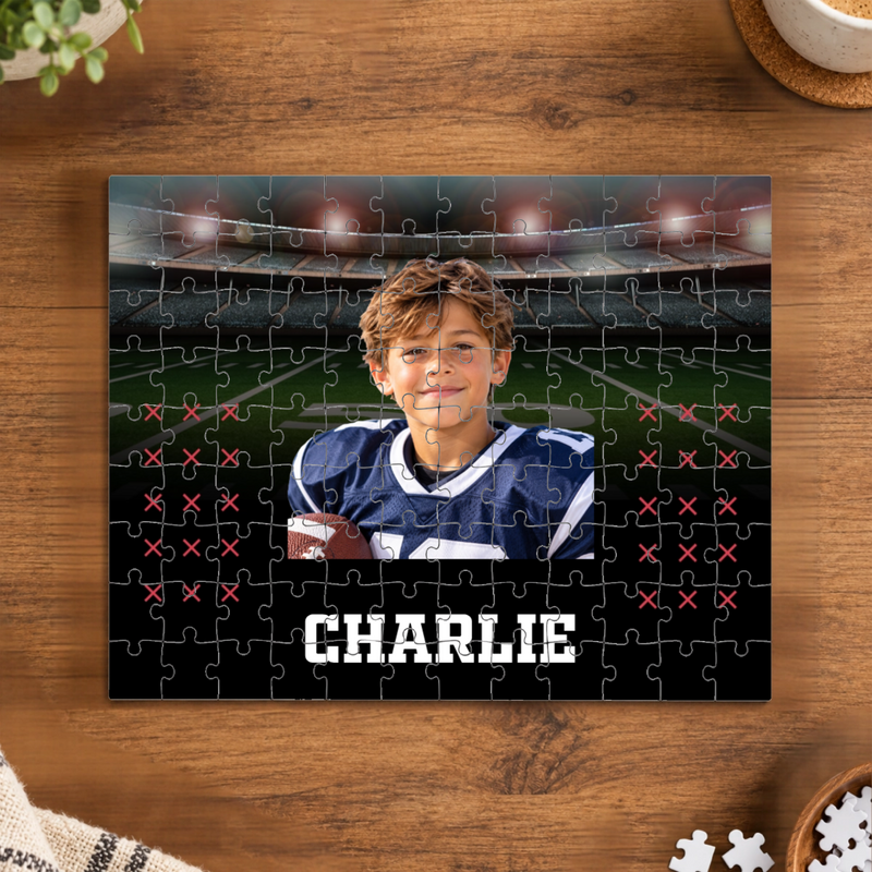 Friday Night Lights Personalized Kid Puzzle