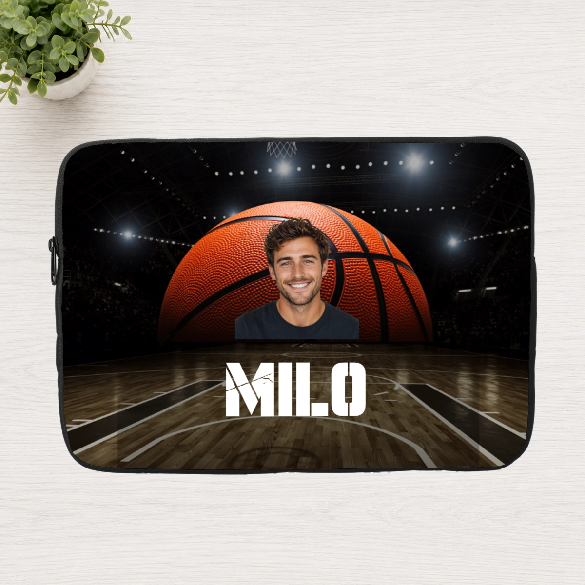 Center Court Personalized Laptop Sleeve