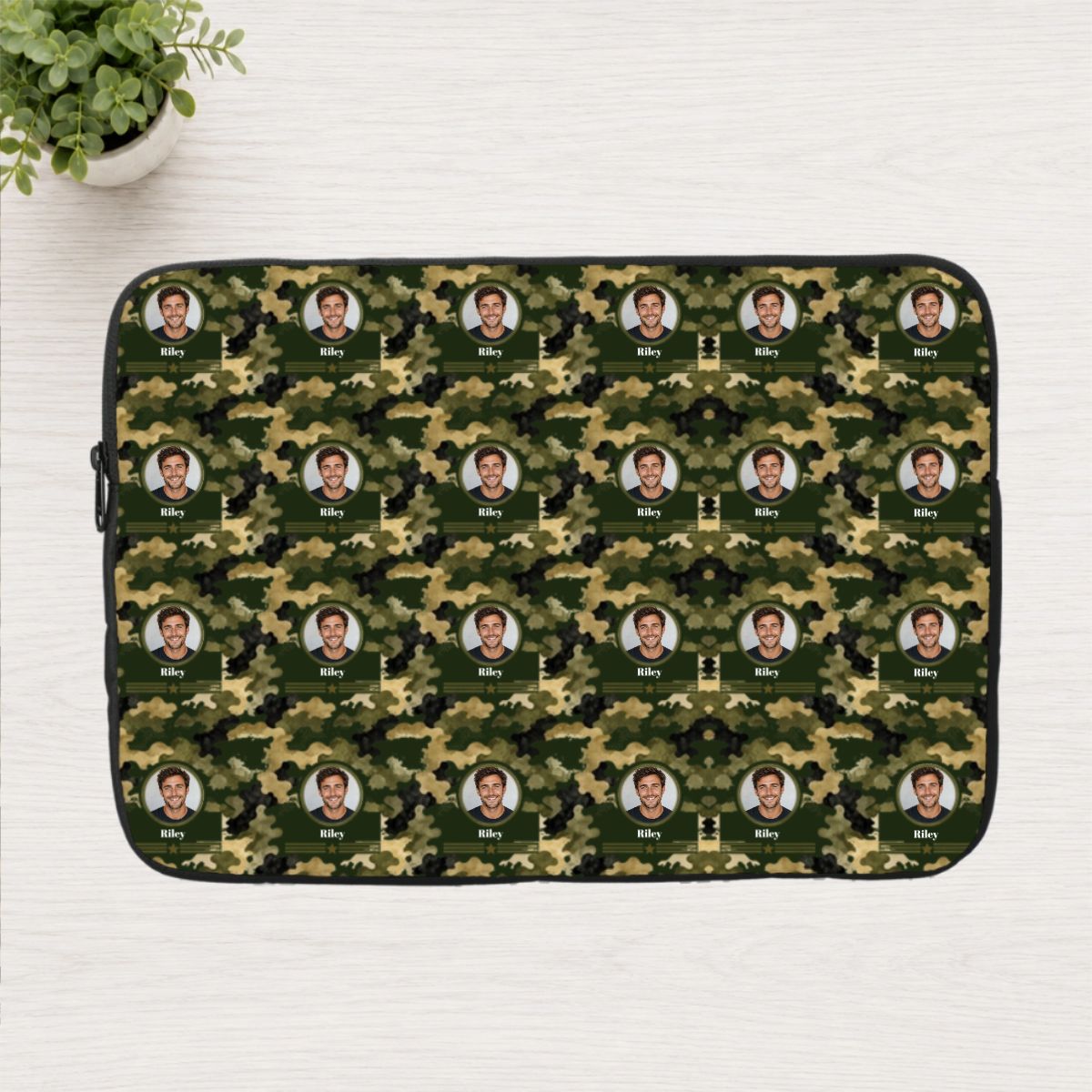 Heritage Camo Personalized Laptop Sleeve