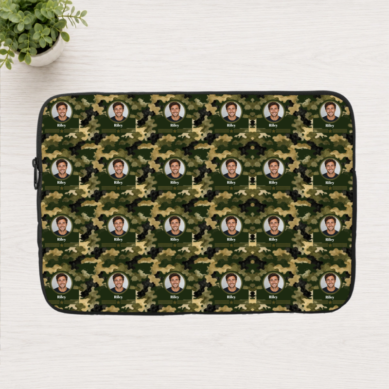 Heritage Camo Personalized Laptop Sleeve