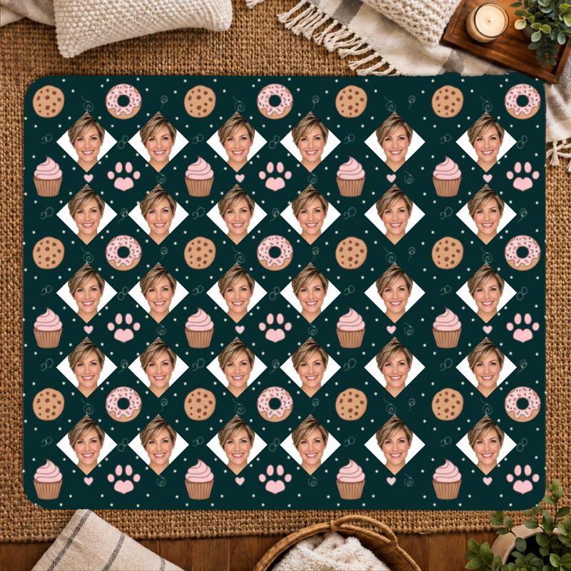 Paws & Pastry Personalized 50x60 Sherpa Blanket