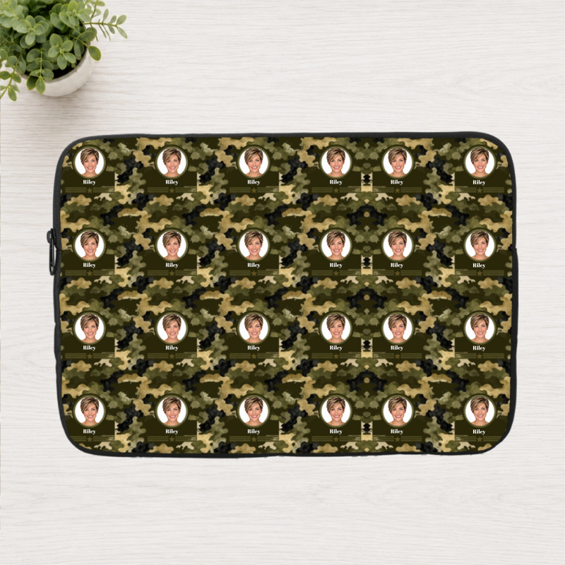 Heritage Camo Personalized Laptop Sleeve
